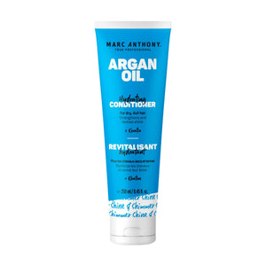 Marc Anthony Acondicionador de Argán, botella vertido, facilita aplicación e hidrata el cabello.