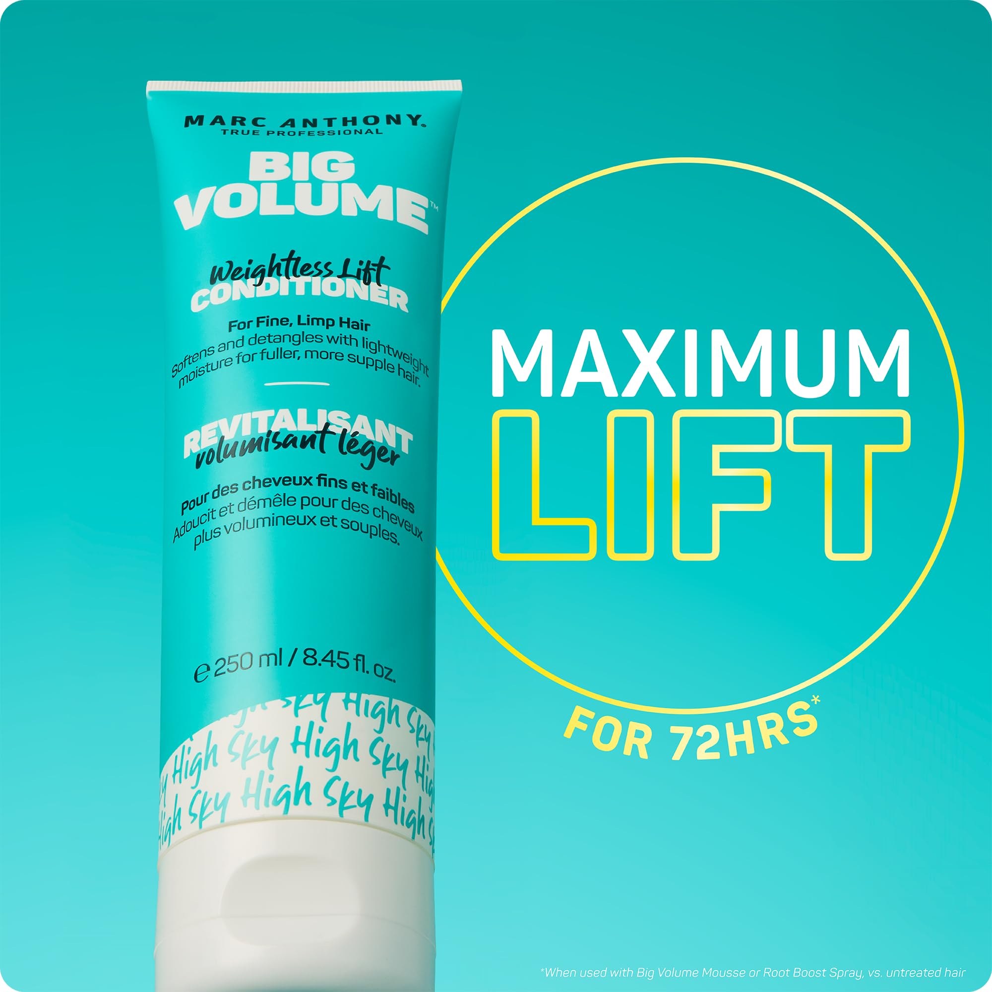 Marc Anthony gran volumen acondicionador textura ligera que aporta volumen al cabello fino