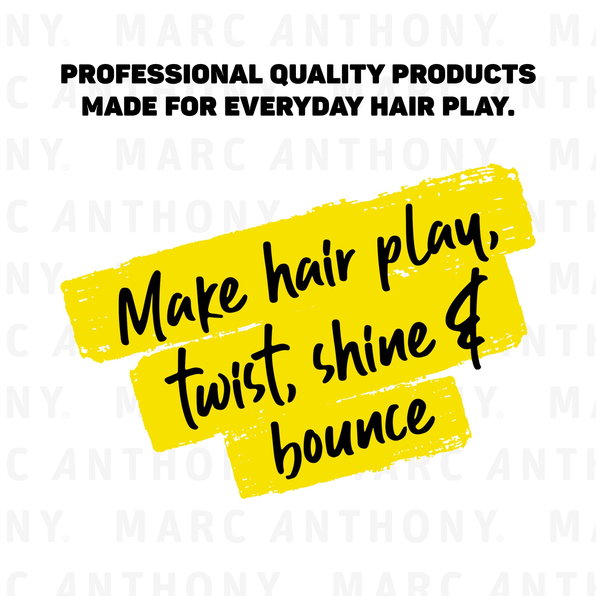 Marc Anthony Strictly Curls acabado hidratado y flexible listo para peinar.
