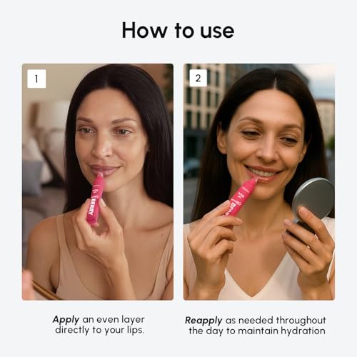 MAREE bálsamo labial brillo natural, aporta un acabado natural y suave.