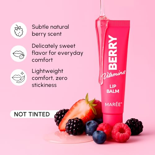 MAREE bálsamo labial reparación nutritiva, ayuda a labios secos con cuidado ligero.
