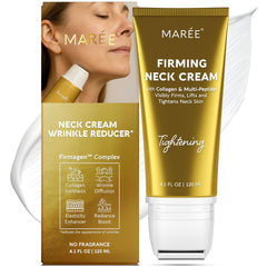 MAREE Crema Cuello con Roller, lifting suave e hidratación diaria.