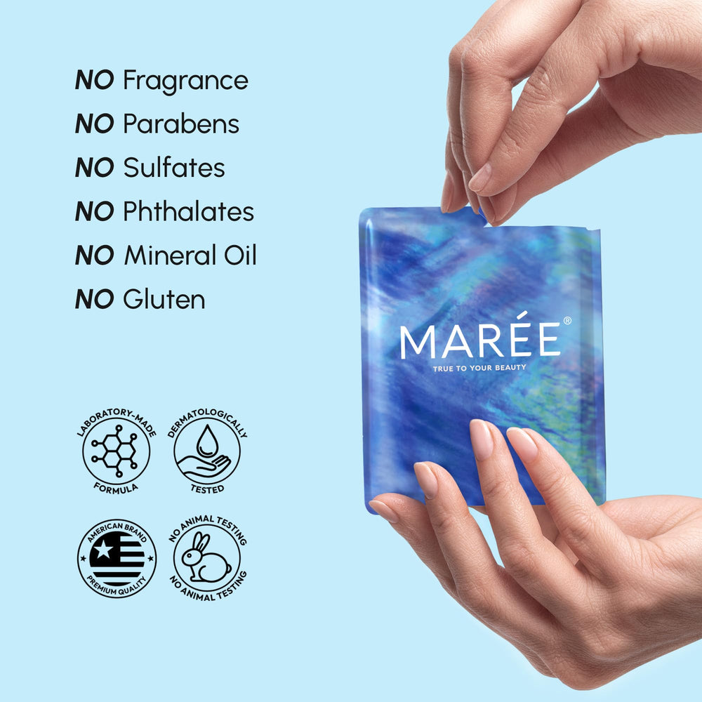 MAREE cuidado ocular sostenible con ingredientes de alta calidad