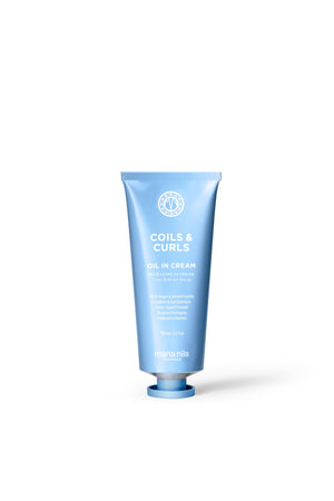 Maria Nila Coils & Curls Oil-In-Cream, bote para definición de rizos y hidratación suave