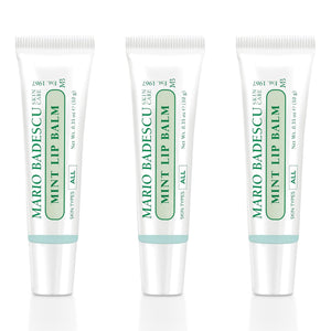 Balsamo labial Mint de Mario Badescu en tubo, hidratacion rapida.