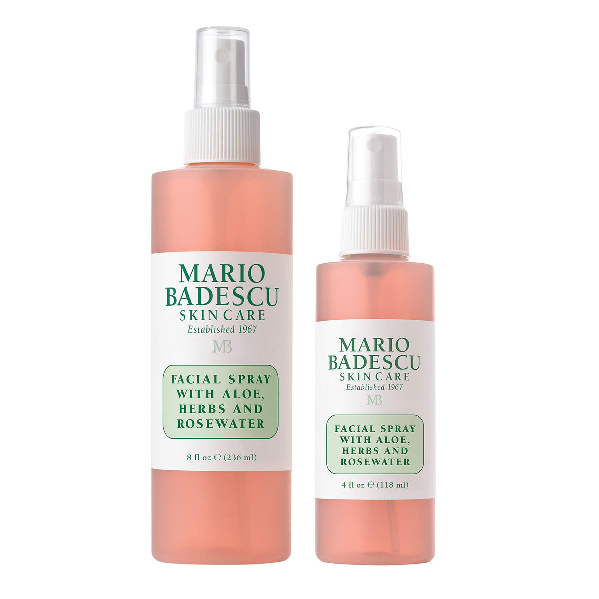 Mario Badescu bruma facial agua de rosas para hidratación instantánea.