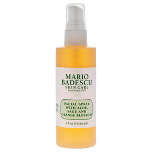 Mario Badescu bruma para rostro aloe salvia azahar: hidratación instantánea.