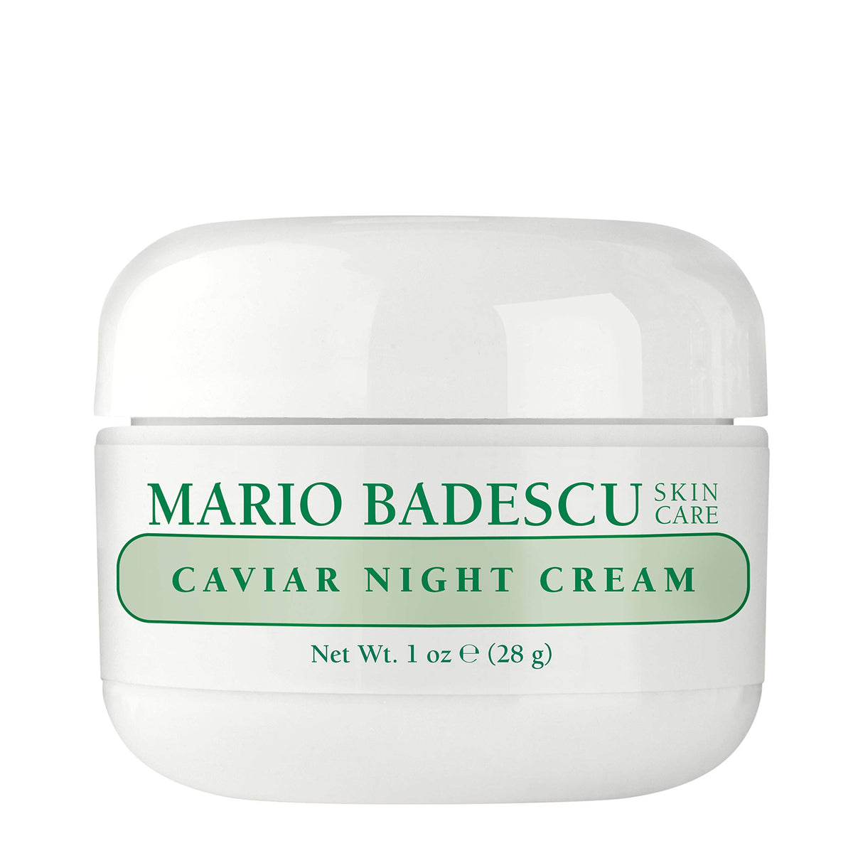 Mario Badescu Crema de Noche Caviar en frasco, hidratación profunda para piel seca