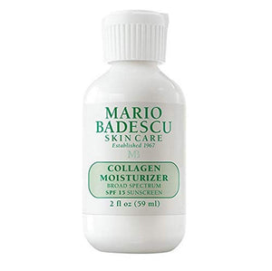 Mario Badescu crema colágeno SPF15 para protección diaria de la piel.