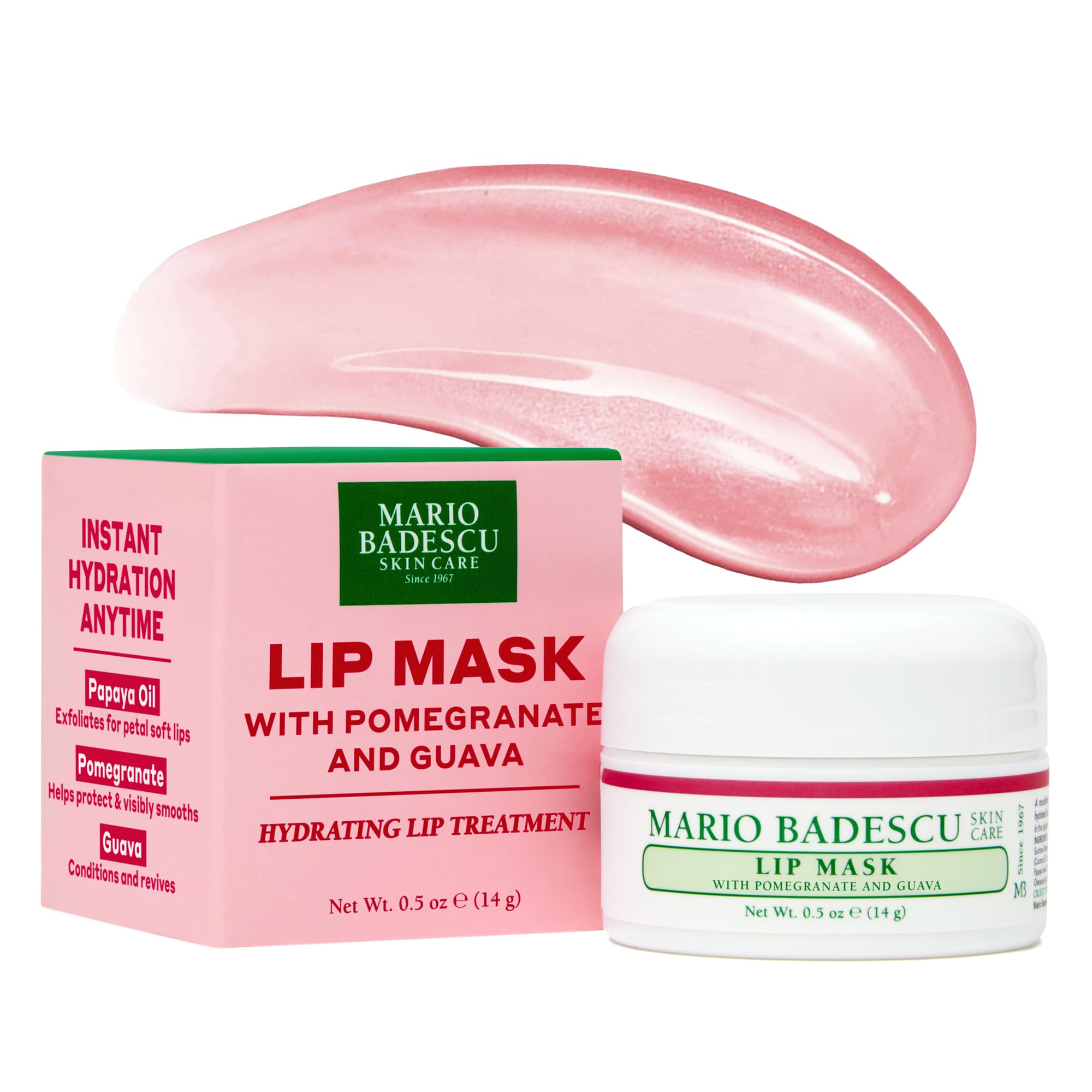 Mario Badescu extractos botánicos, nutrición para labios secos nocturnos.