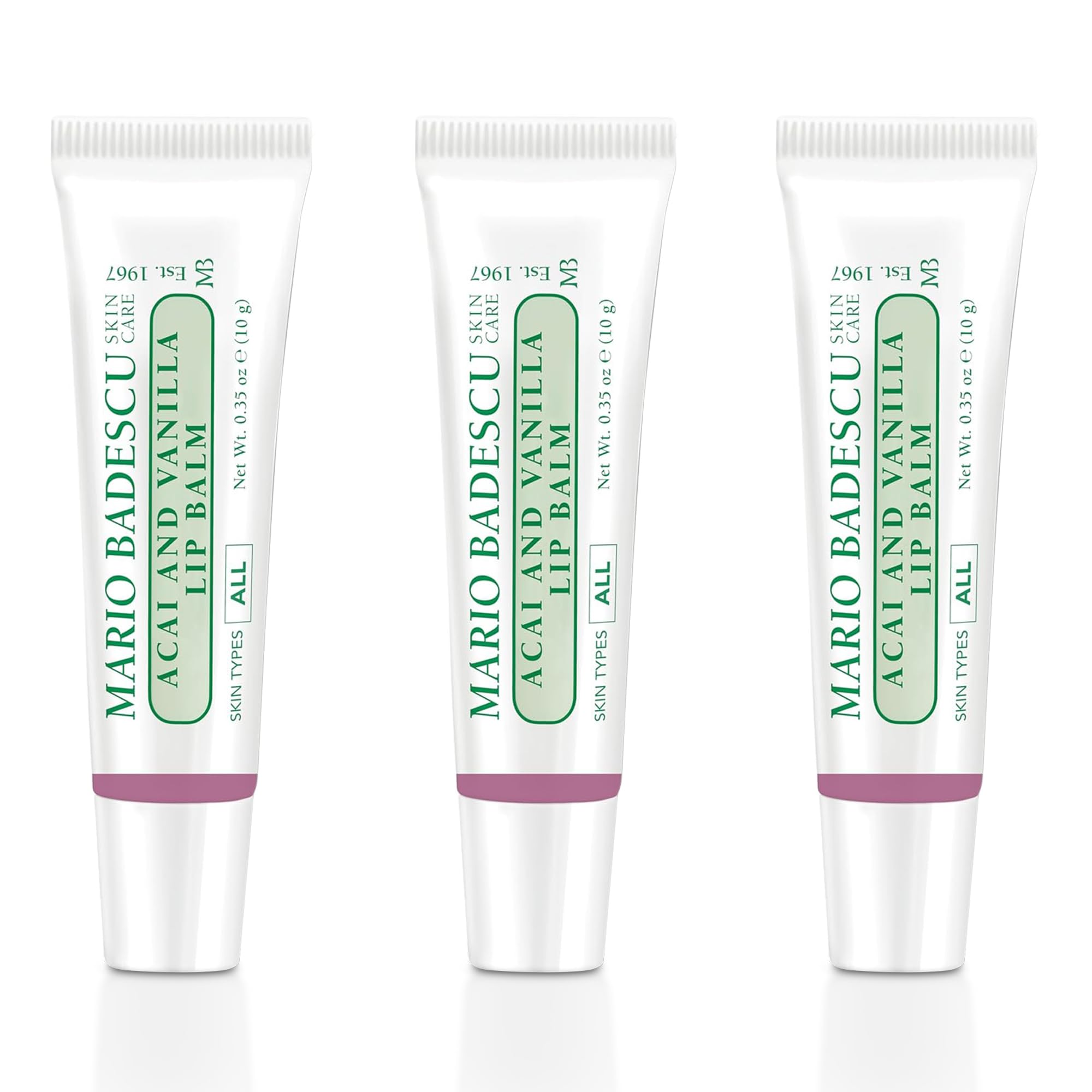 Bálsamo Mario Badescu Acai y Vainilla para hidratación diaria.