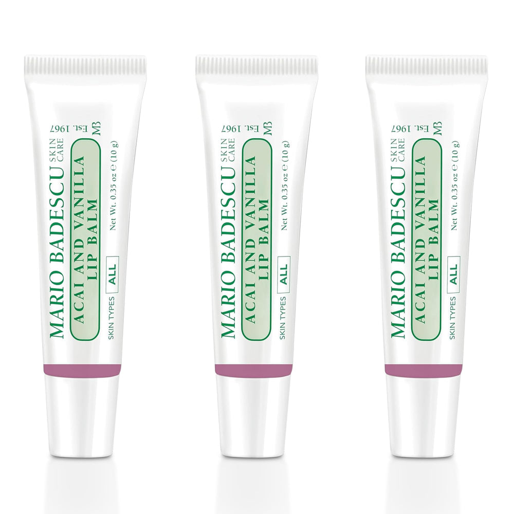 Bálsamo Mario Badescu Acai y Vainilla para hidratación diaria.