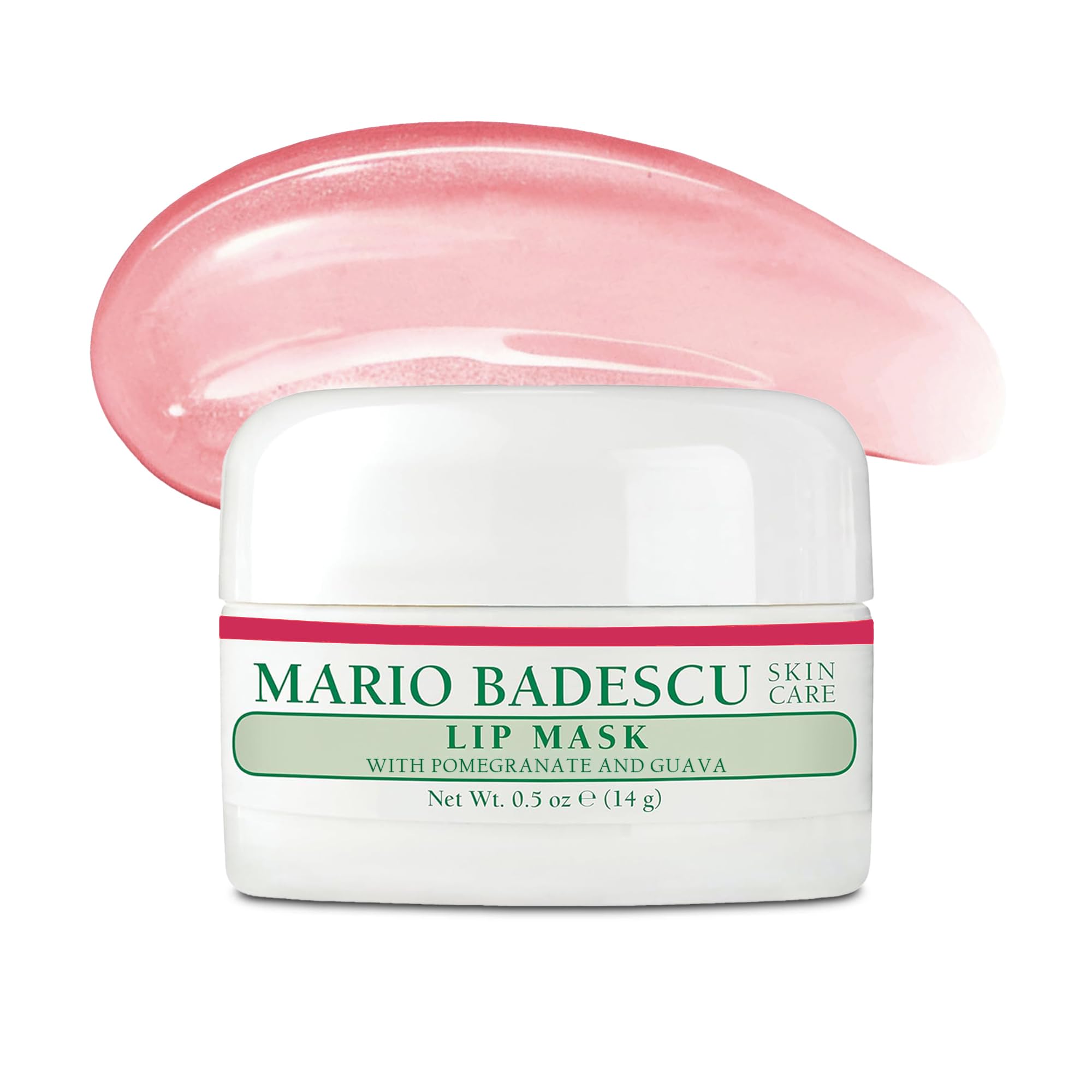 Mario Badescu mascarilla labial granada-guayaba, hidratación profunda nocturna.