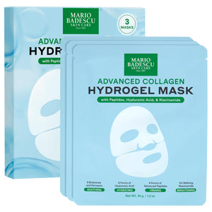 Mascarilla Mario Badescu frente y barbilla, hidratación profunda con colágeno