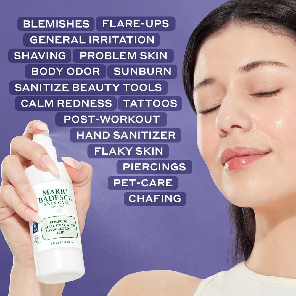 Mario Badescu HOCl spray: uso post-entrenamiento para refrescar la piel
