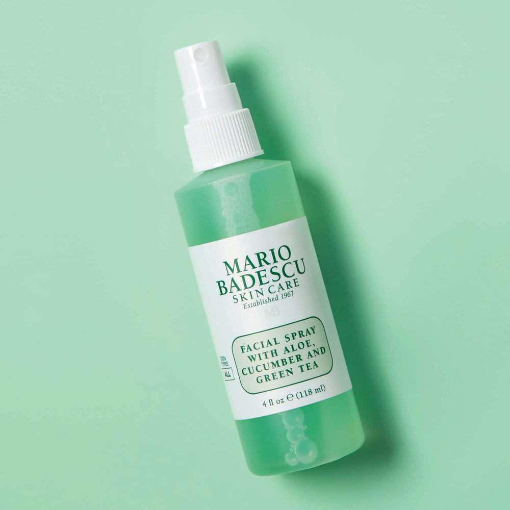 Mario Badescu spray facial refrigerado para efecto ultracongelante.