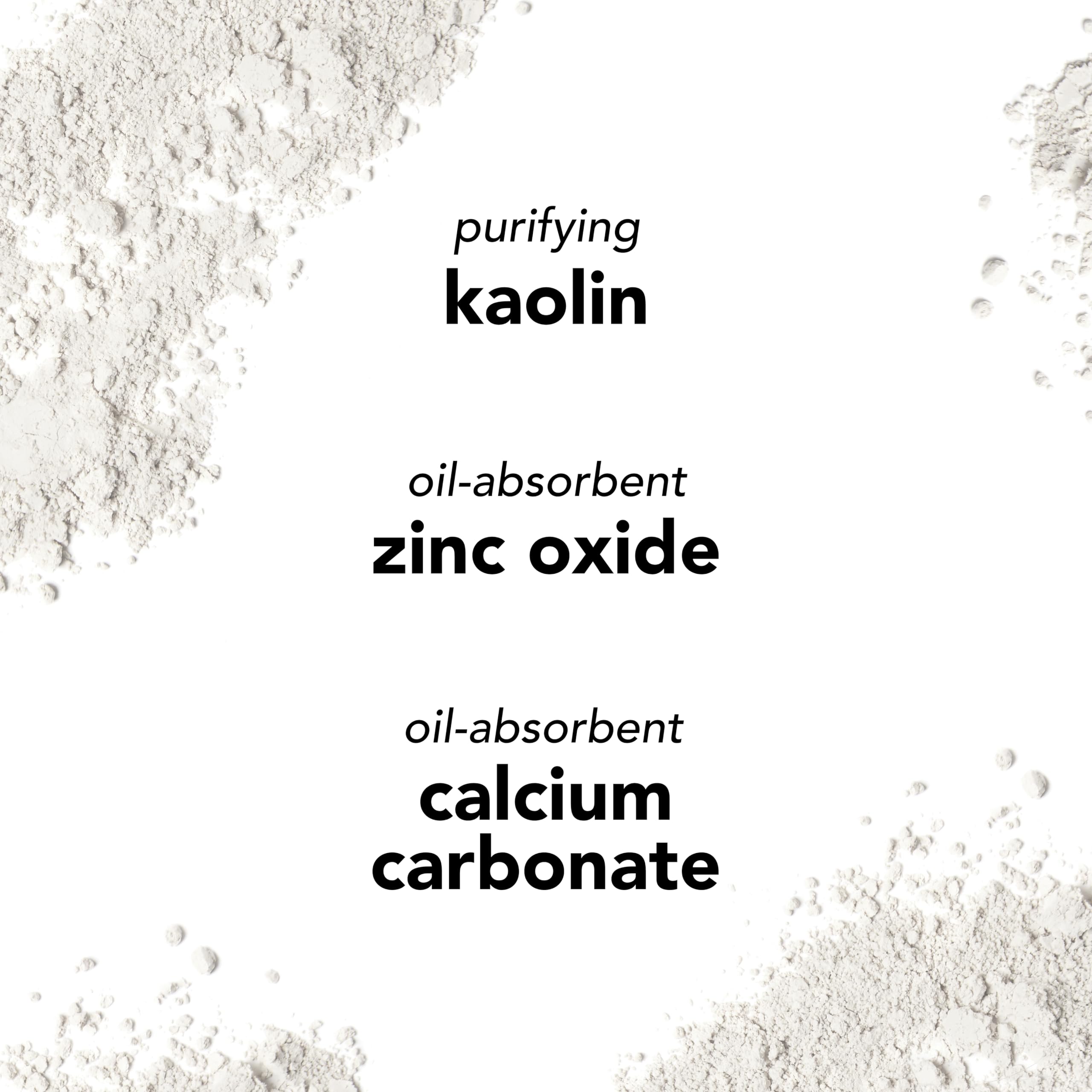 Calcio carbonato de Mario Badescu ayuda a absorber oleosidad