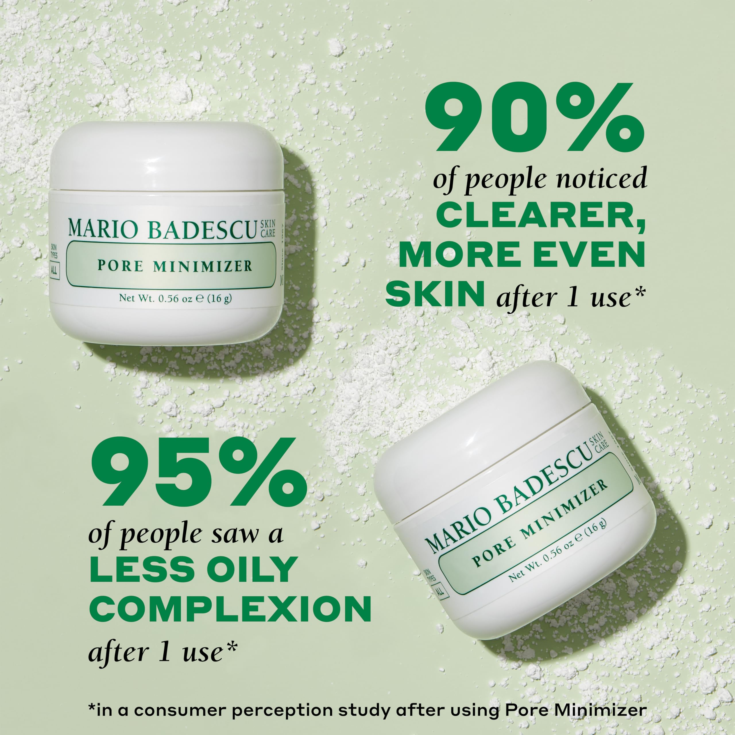 Óxido de zinc de Mario Badescu absorbe grasa para poros más limpios