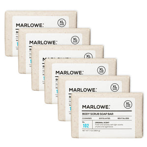 MARLOWE No.102 jabon exfoliante para cuerpo, textura y sensación de limpieza