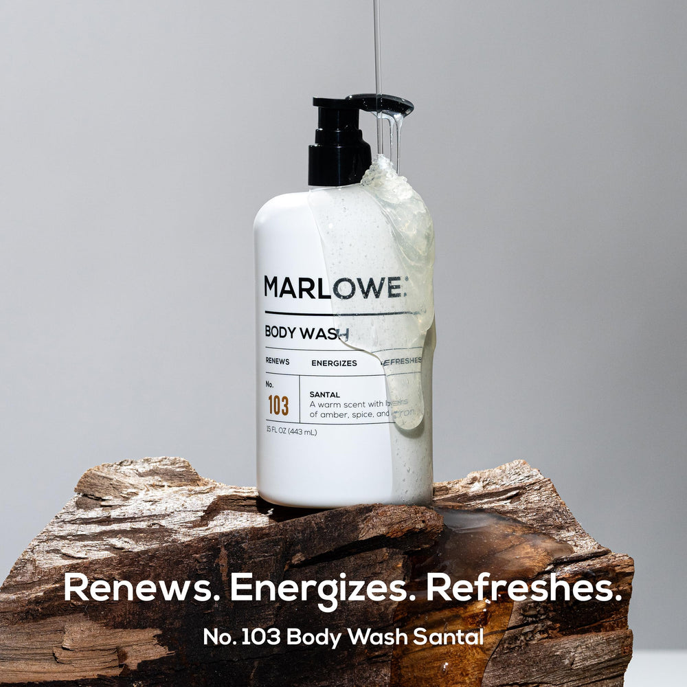 MARLOWE No.103 bano corporal, té verde para hidratación suave.