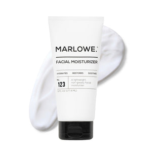 MARLOWE No.123 botella hidratante para rostro, hidratación diaria.