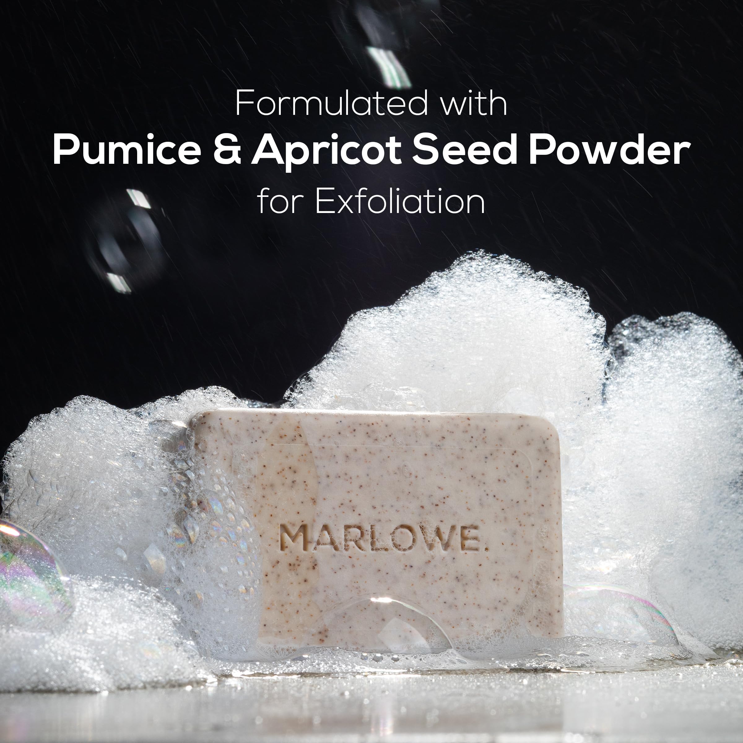MARLOWE No.102 barra exfoliante con manteca de karité para nutrición