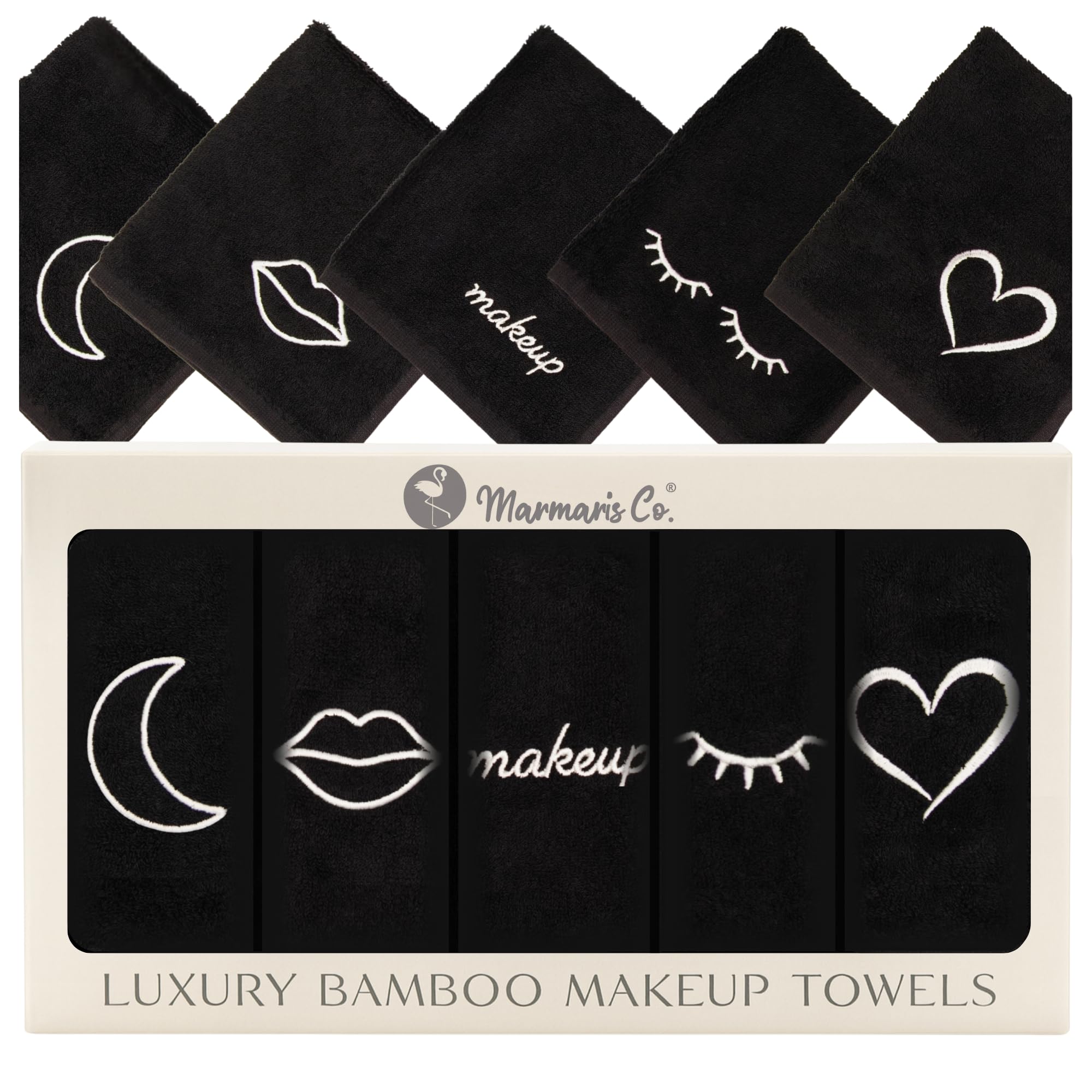 Marmaris Co. toallita desmaquillante suave para piel sensible, elimina maquillaje sin fricción.