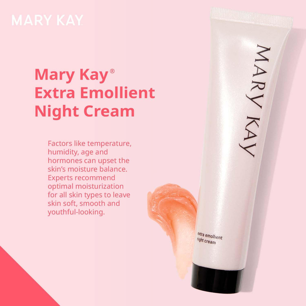 Envase compacto de Mary Kay Crema de Noche Emoliente Extra de 2.1 onzas