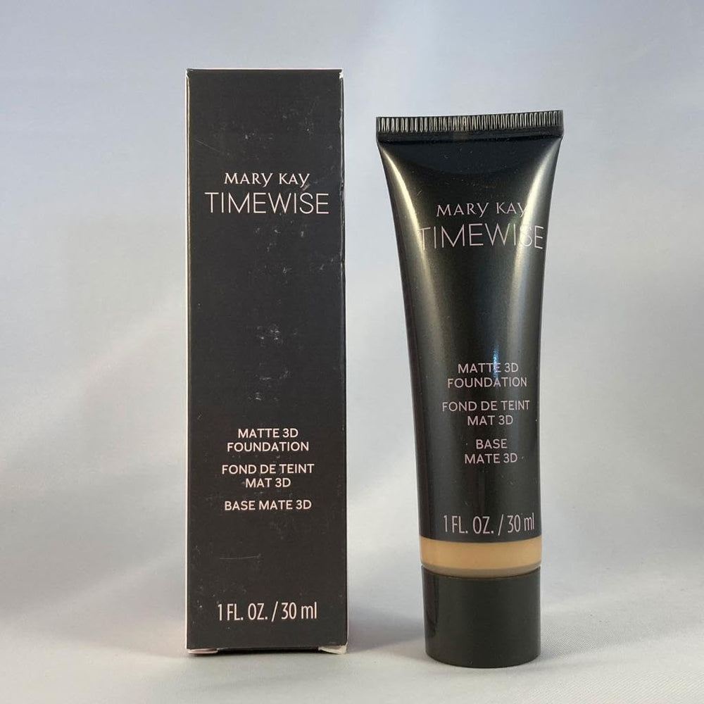 Mary Kay TimeWise Matte 3D Ivory C110, textura mate para un acabado natural que dura.