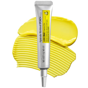 Mary&May espículas marinas en crema retinol para poros más firmes.