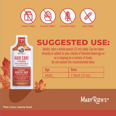 MARYRUTH'S Hair Growth Vitamins muestra sabor Maple French Toast para experiencia agradable.