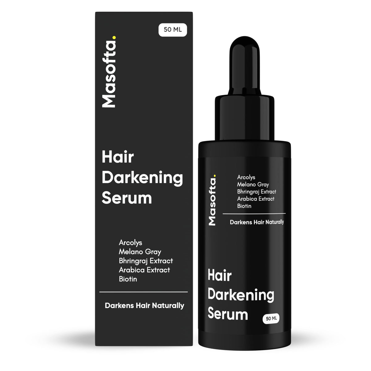 Masofta Serum Antigrisado Cabello 50ml: devuelve color natural sin esfuerzo.