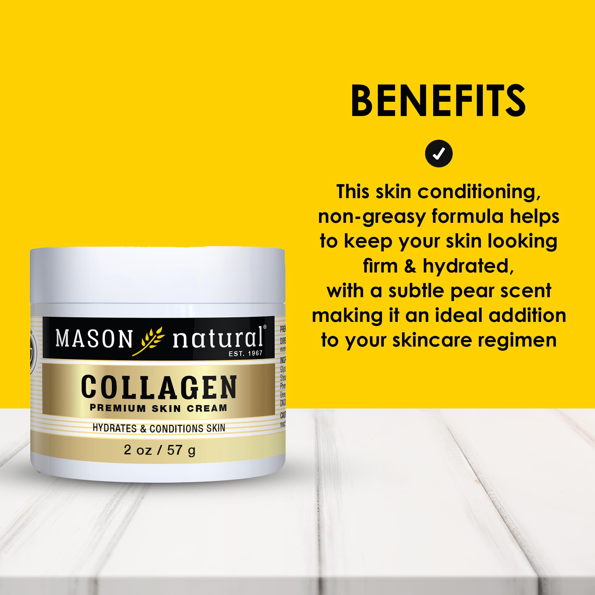 Crema Mason Natural con fragancia a pera para una experiencia sensorial suave.