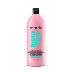 Matrix Instacure: botella enfocada en enlaces para fortalecer el cabello.