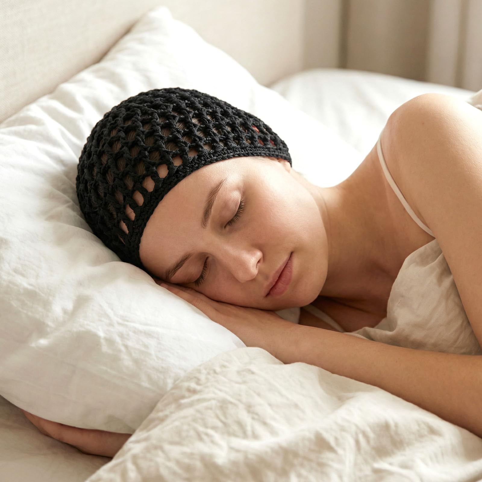 Paquete de cuatro gorros de dormir Matwsec para compartir.