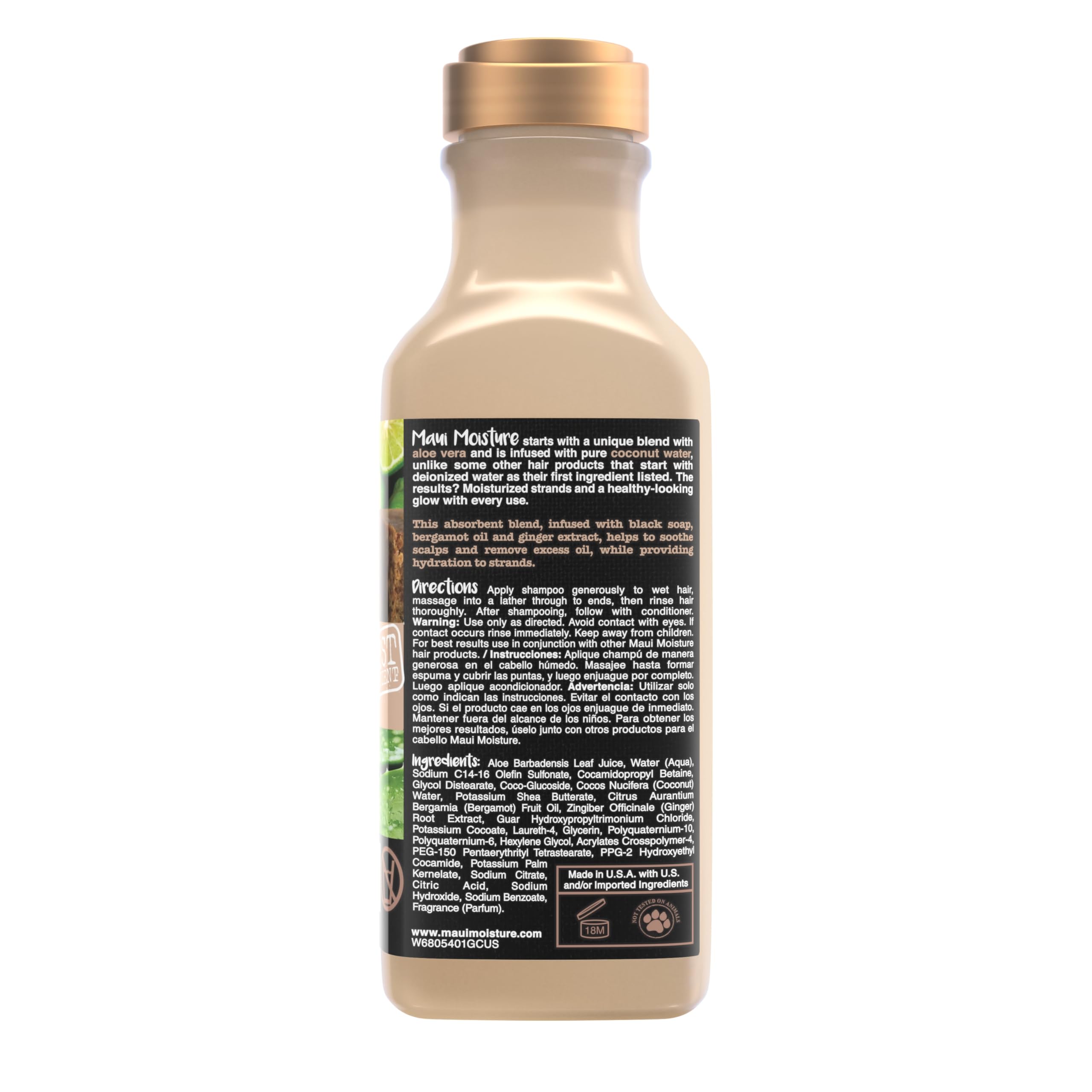 Cuero cabelludo calmado con Maui Clarify & Soothe