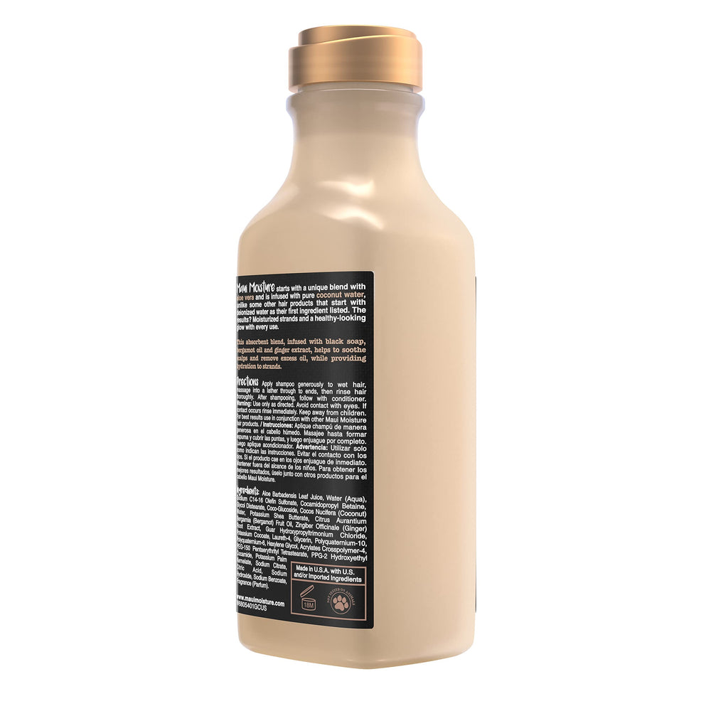 Rutina vegana con Maui Clarify & Soothe y acondicionador de la misma línea