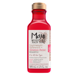 Maui Moisture Shampoo Hibisco: botella para hidratación ligera de rizos.