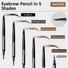 MAVENI Browcharm diseño doble extremo para definición y mezcla suave