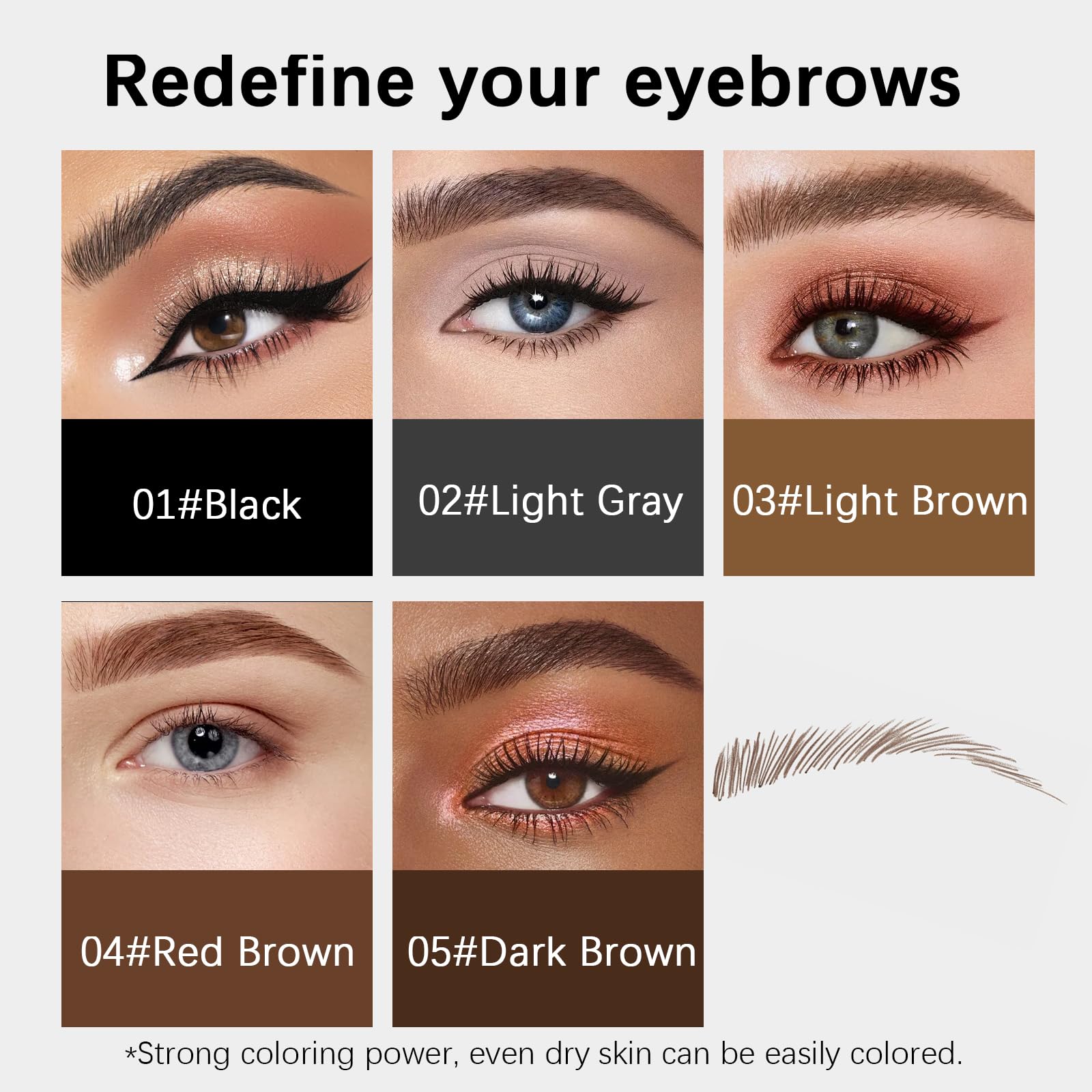 MAVENI Browcharm variedad de tonos para cejas
