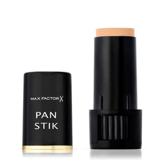 Max Factor PanStik #14 Cool Copper, demostración de aplicación rápida para un acabado uniforme.