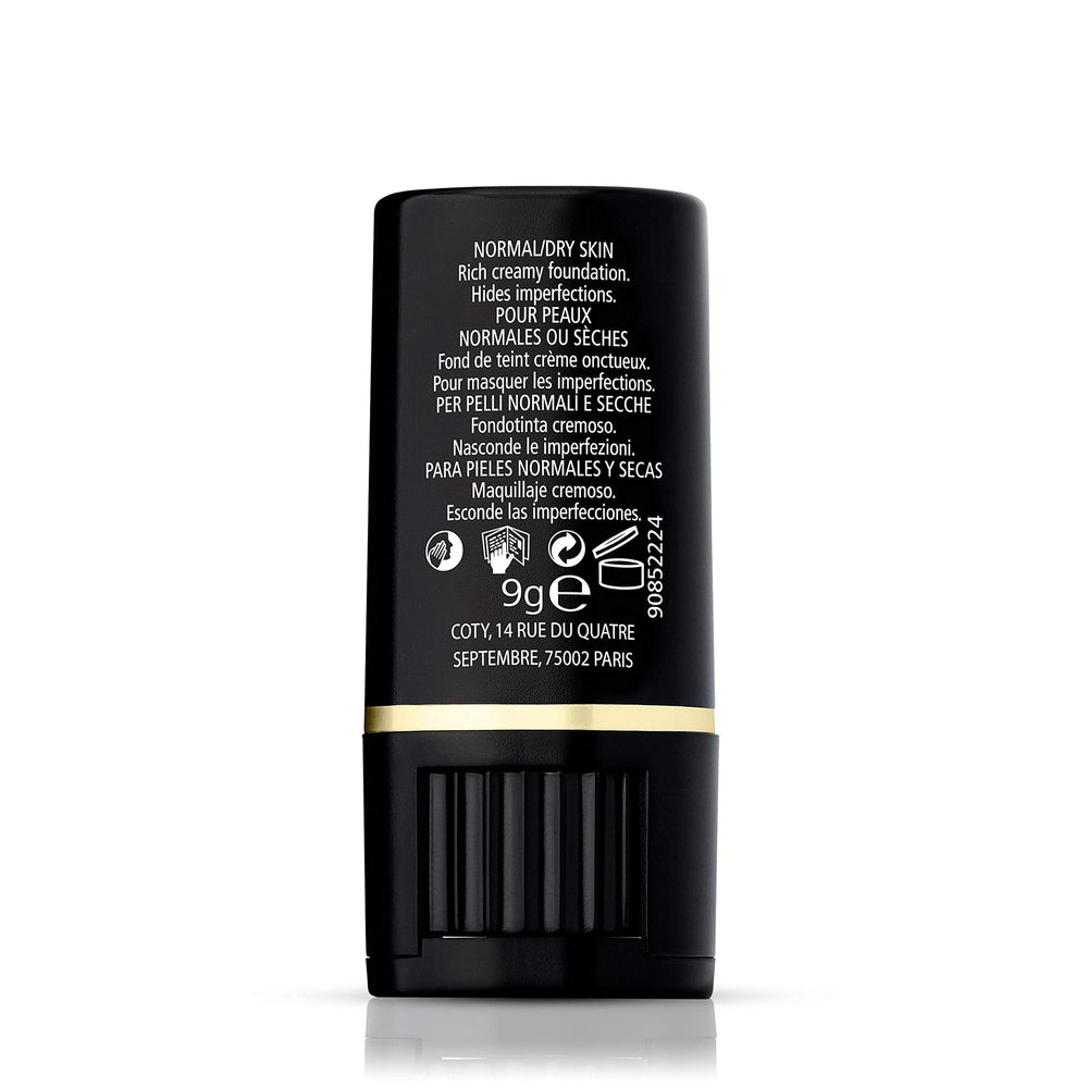 Max Factor PanStik, cobertura máxima con mínimo esfuerzo para un acabado impecable.