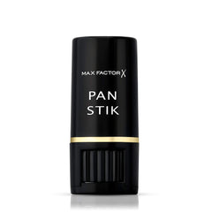 Max Factor PanStik, diseño stick práctico para retoques precisos durante el día.