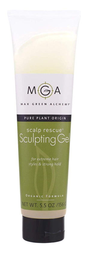Max Green Alchemy MGA Gel Modelador Vegano en tubo, control duradero sin rigidez.