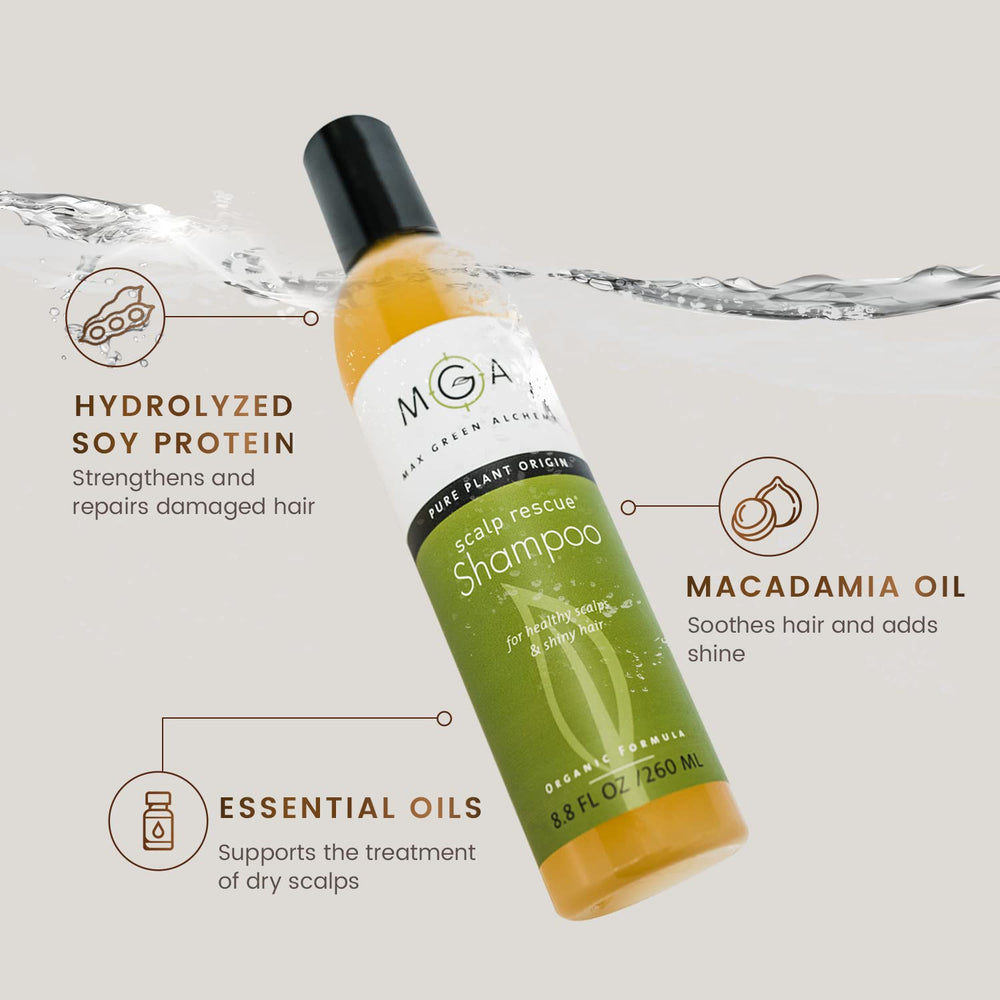 Textura gel suave de Max Green Alchemy para lavar el cabello.