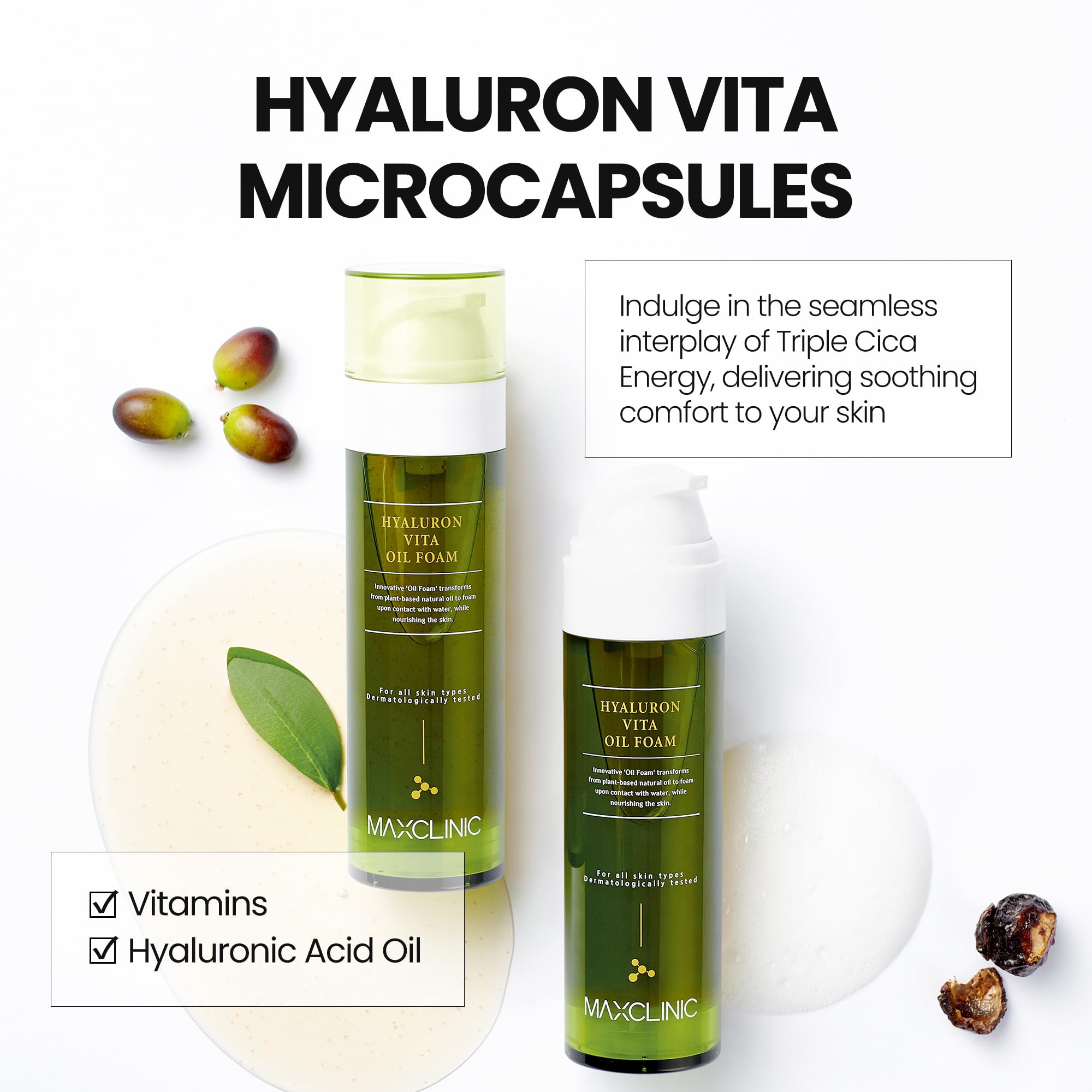 MAXCLINIC Hyaluron Vita, cuidado-barrera-cutanea, protege la barrera durante la limpieza.