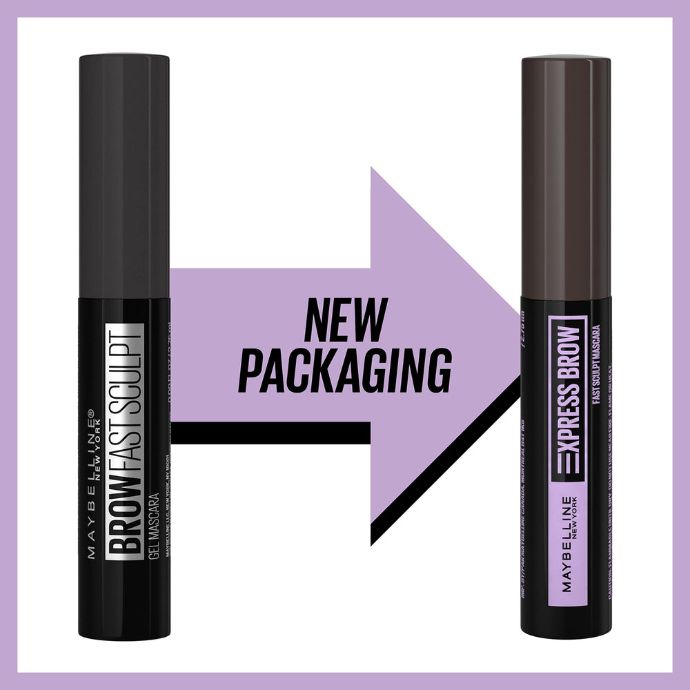 Gel tintado para cejas aplicándose para color rápido.