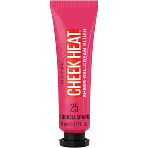 Maybelline Cheek Heat muestra la aplicación gel-crema para rubor natural.
