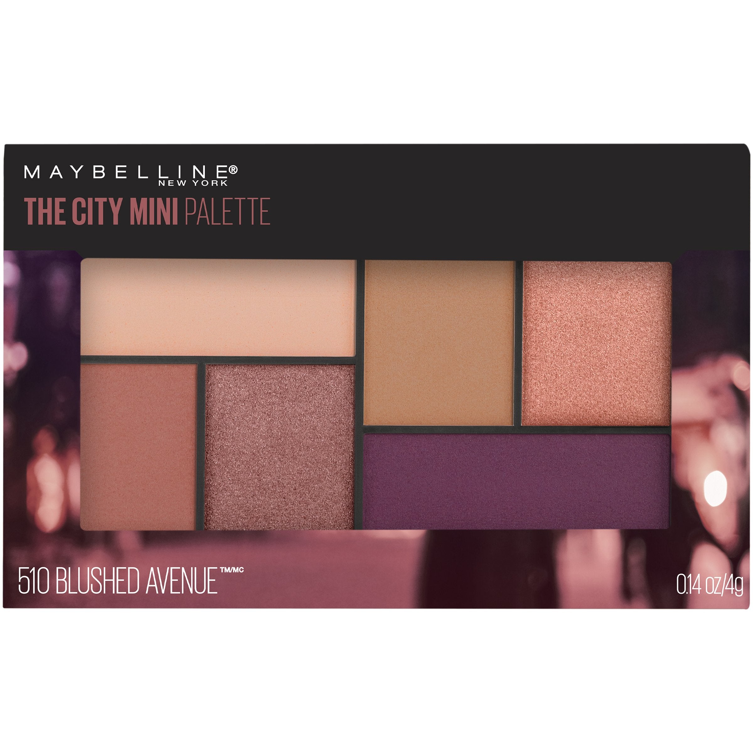 Maybelline City Mini Sombra Acabado Mate Cremoso: deslizamiento suave y uniforme.