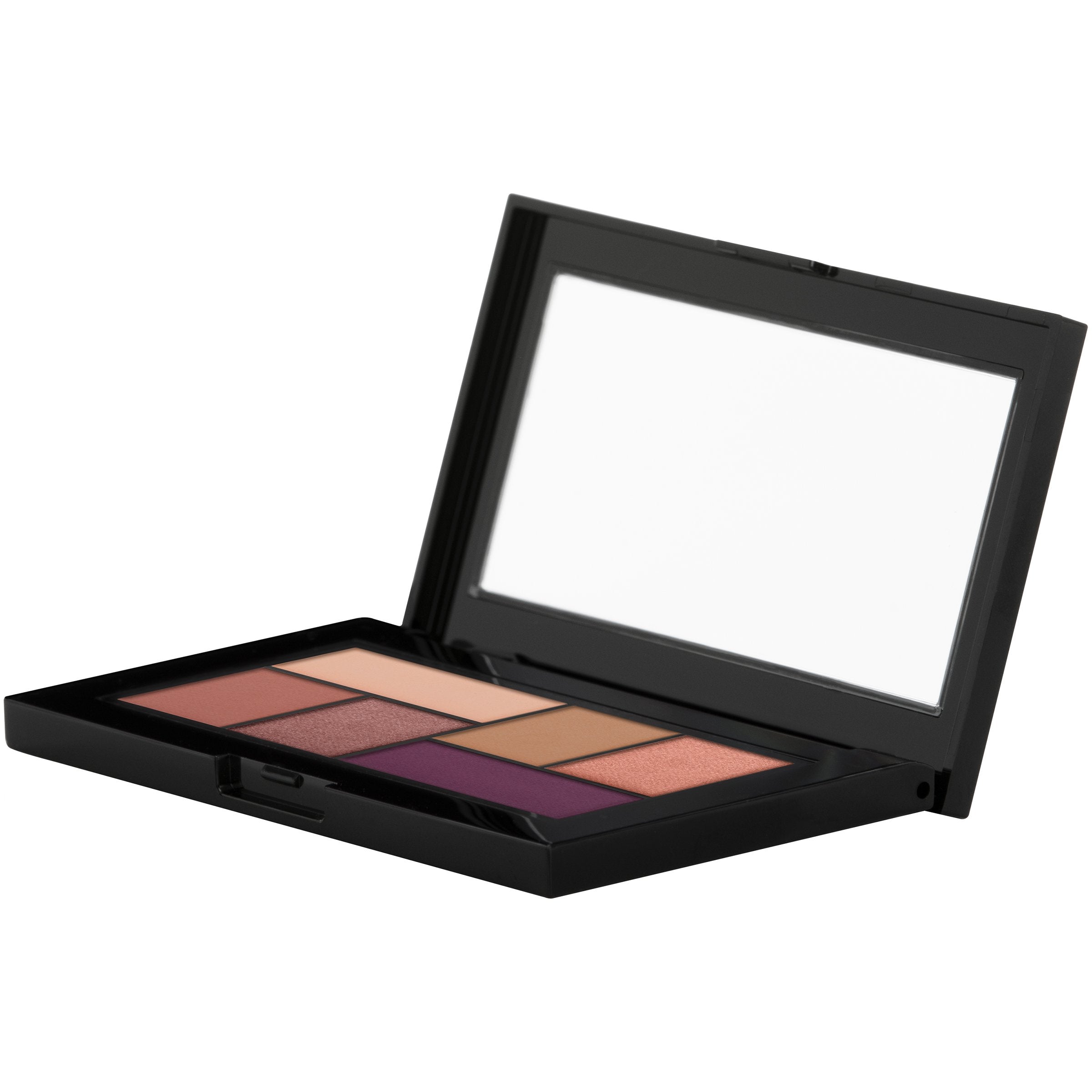 Maybelline City Mini Sombra Seis Tonos: paleta compacta con seis colores para mezclar.